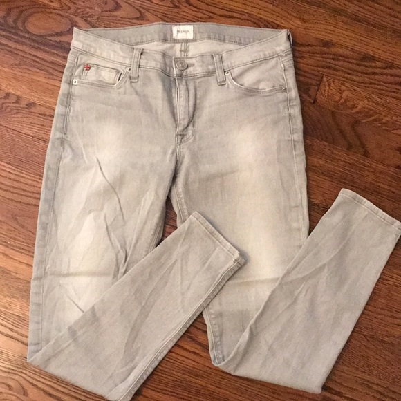 Hudson Krista Ankle Super Skinny Jeans Gray Sz 28 - Picture 12 of 13